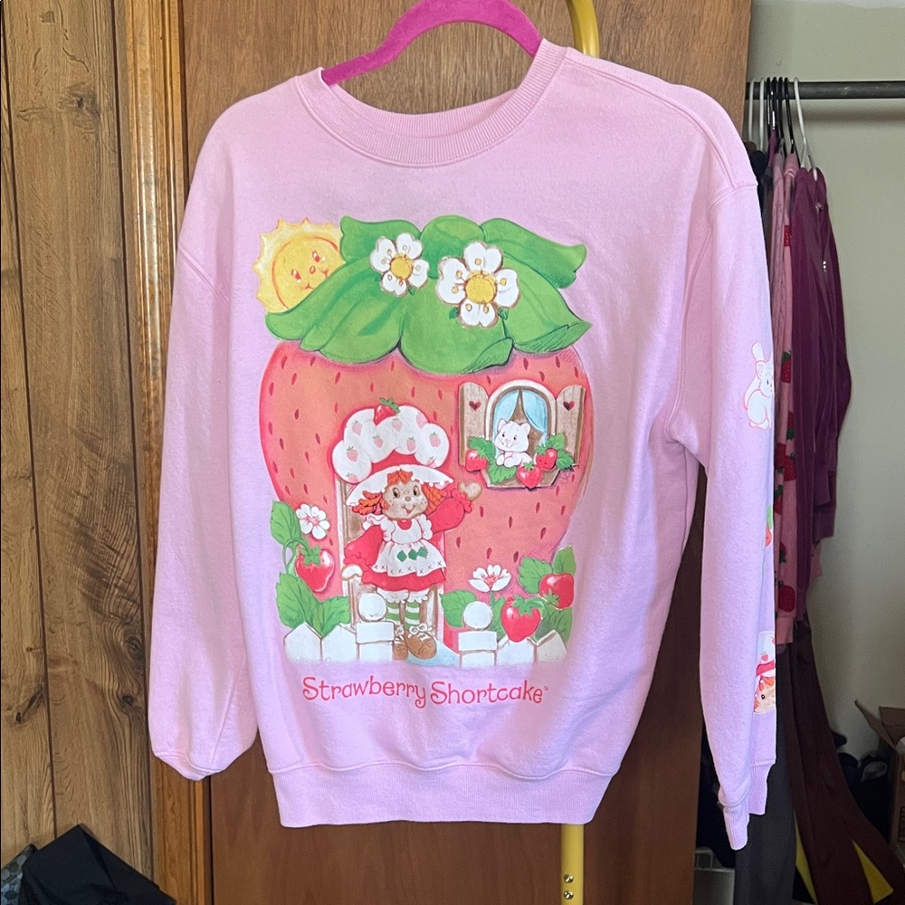 Pink Strawberry Shortcake Sweatshirt